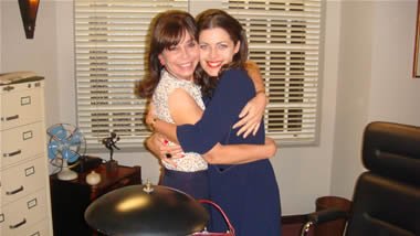 Giselle e Fátima em cena. Rivais só na novela.