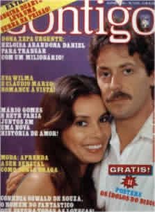Foto: Fátima Freire e Edwin Luisi  na novela Dona Xepa